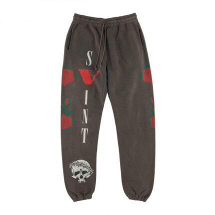 Vlone X Saint M×××××× Sweat Pants – Black