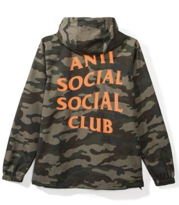 Anti Social Social Club Camo Anorak Jacket