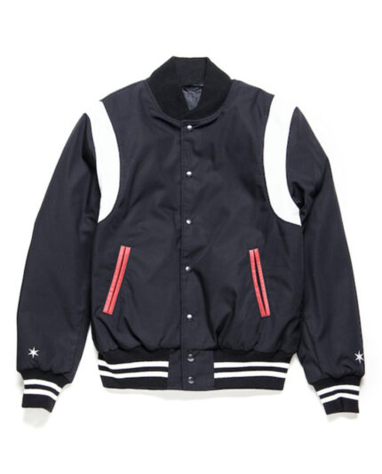 Black Scale x Golden Bear Varsity Jacket – Blue