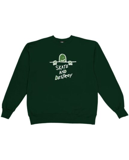 Thrasher GONZ Sad Logo Crewneck – Green