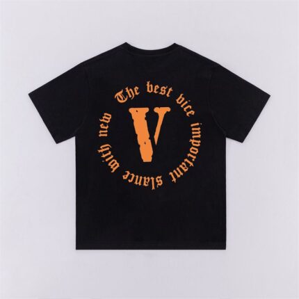 V-lone Palm Angel Black T-shirt