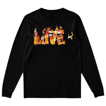 Vlone Love Sweatshirt – Black