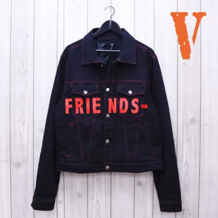 VLONE Denim Friends Jean Jacket (Red)