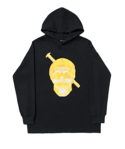 Vlone Yellow Skull Hoodie