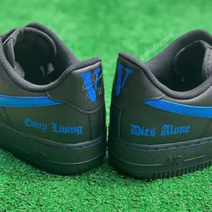 Black/Blue Vlone Custom Air Force