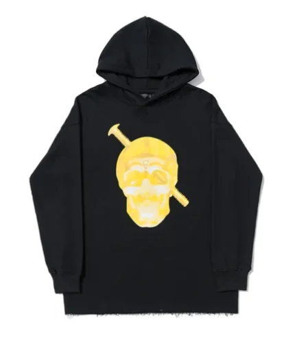 Vlone Yellow Skull Hoodie